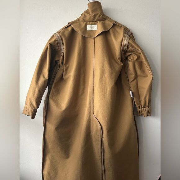 LVIR Cotton Convertible Trench Coat made in Korea - Picture 9 of 16